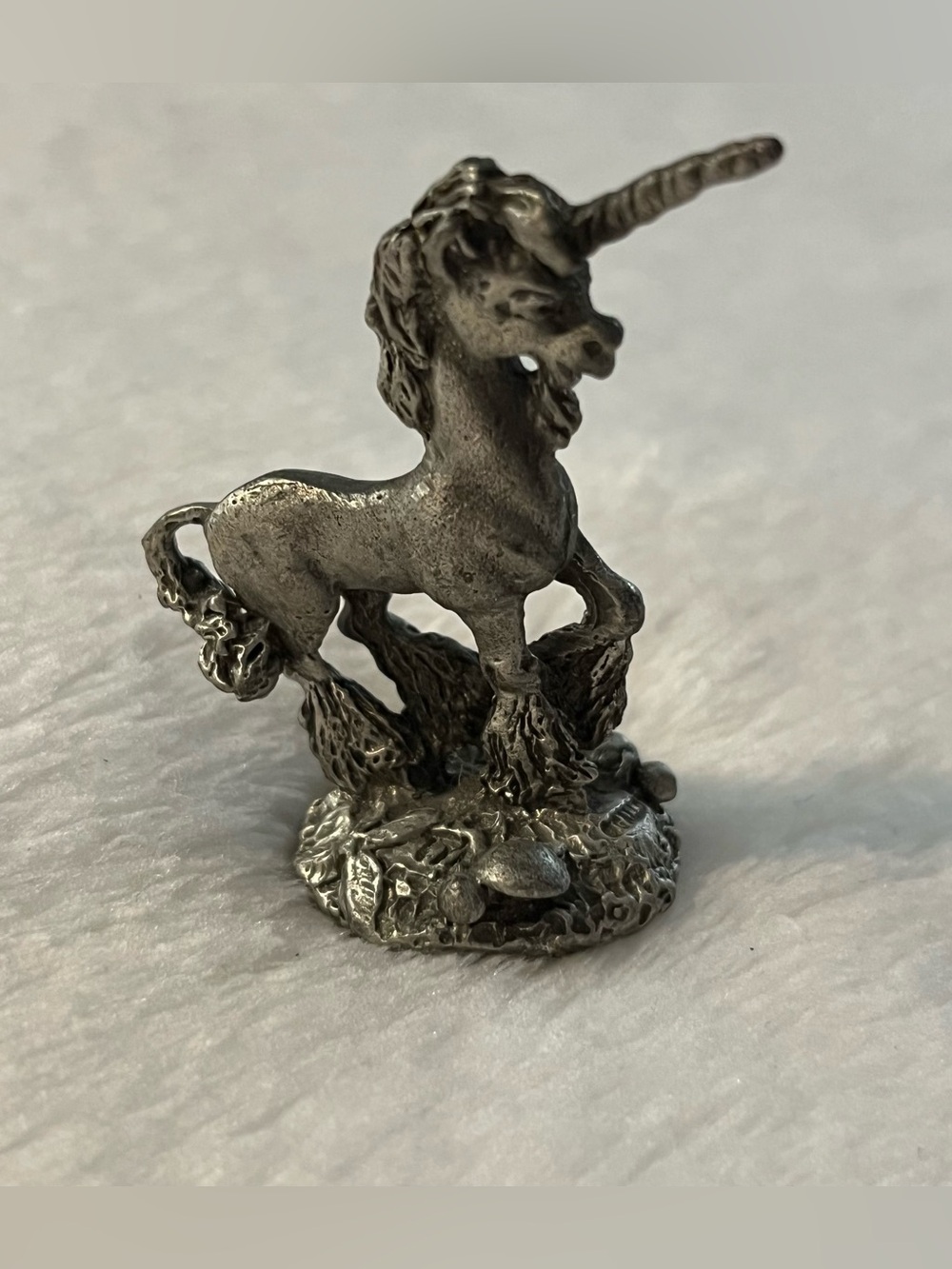 Vintage Gallo Pewter Unicorn Horse Figurine